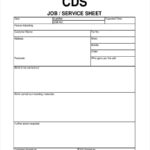 Free 10+ Job Sheet Examples & Samples In Google Docs Inside Within Job Card Sample Template