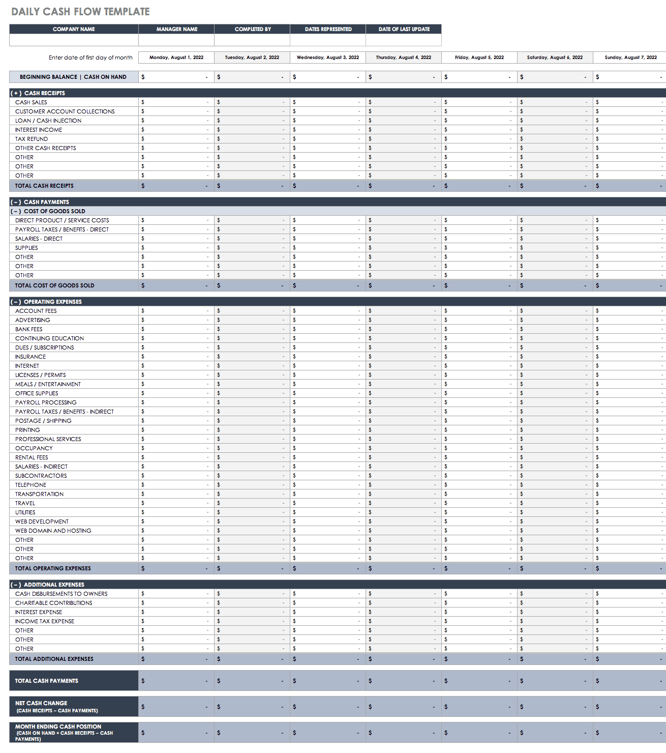 Free Account Reconciliation Templates | Smartsheet intended for Sample Balance Sheet Reconciliation Template