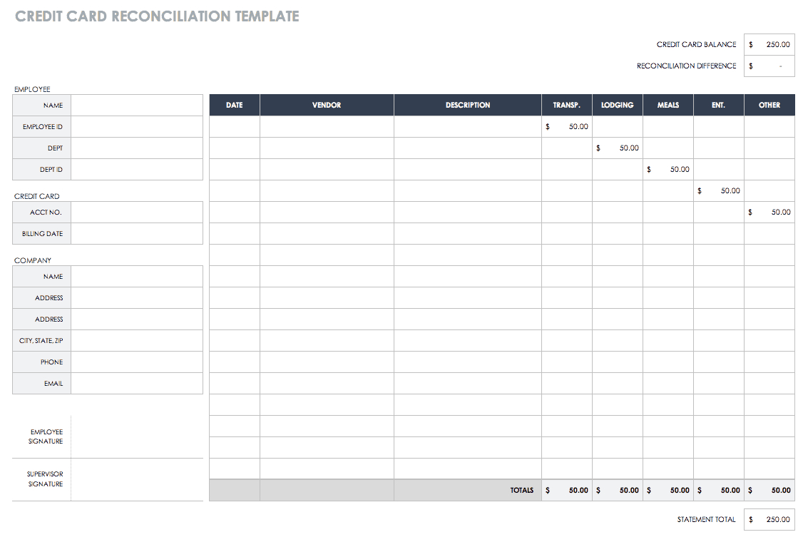 Free Account Reconciliation Templates | Smartsheet pertaining to Sample Balance Sheet Reconciliation Template