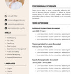 Free Accounting Resume Templates To Edit And Print | Canva Inside Accountant Cv Template Sample