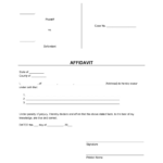 Free Affidavit Form | Template & Sample Intended For Affidavit Sample Template