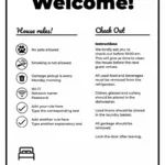 Free Airbnb Welcome Book Templates Intended For Airbnb Guest Review Template Sample