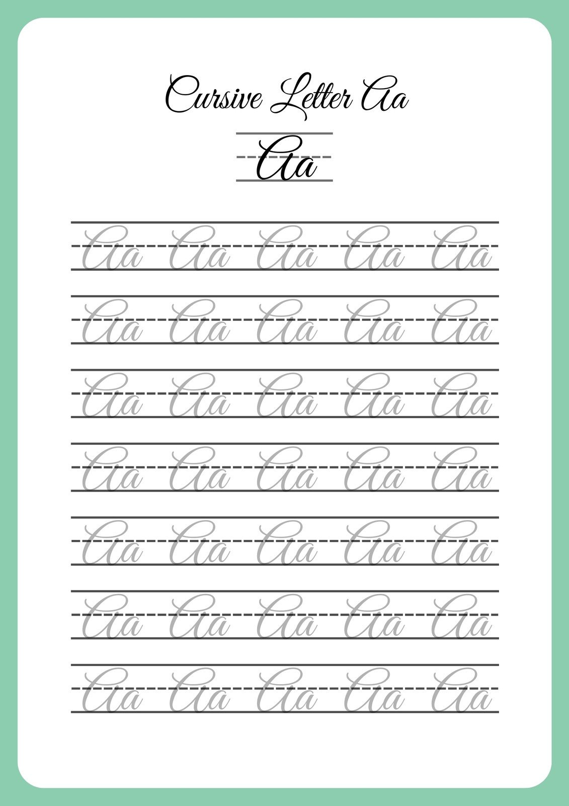 Free And Customizable Cursive Templates pertaining to Handwriting Sample Template