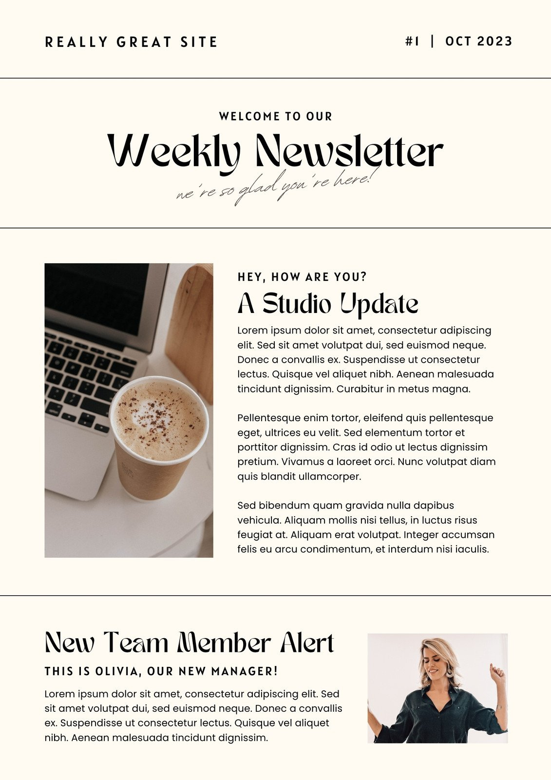 Free And Customizable Email Templates with regard to Email Newsletter Templates Sample