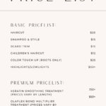 Free And Customizable Price List Templates Pertaining To Price List Sample Template