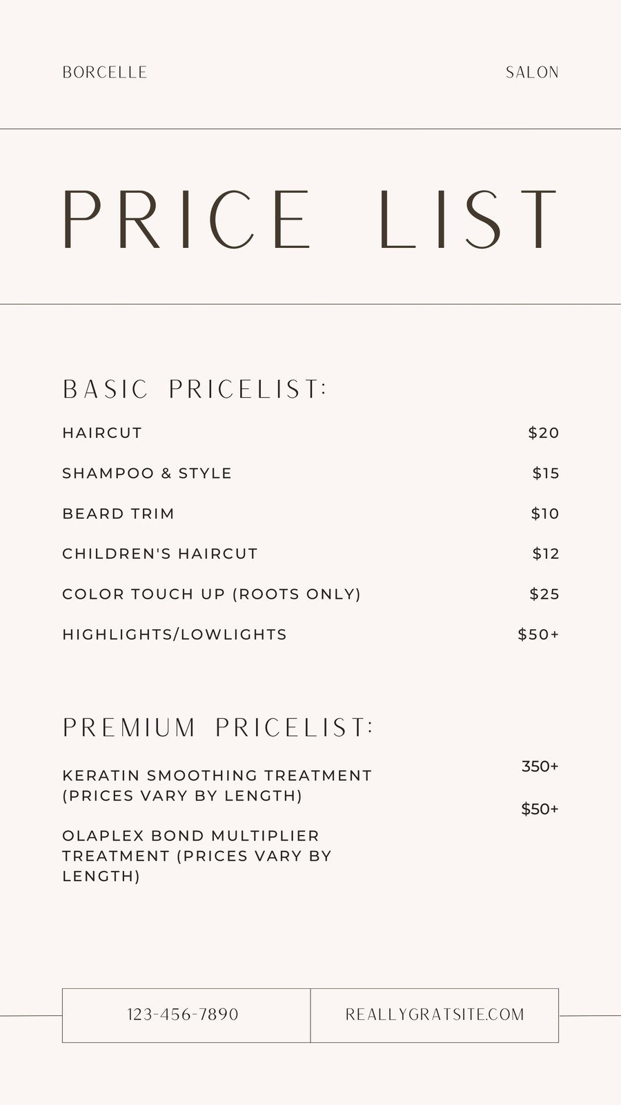 Free And Customizable Price List Templates pertaining to Price List Sample Template