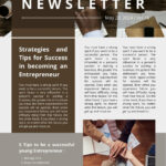 Free And Customizable Professional Newsletter Templates | Canva For Newsletter Template Sample