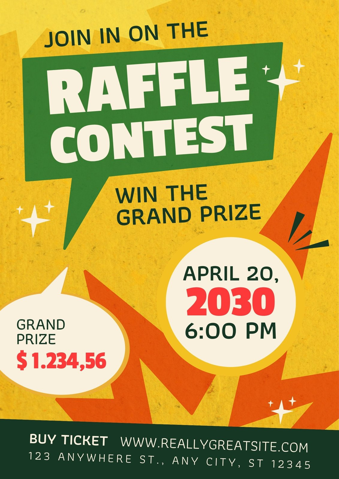 Free And Customizable Raffle Templates intended for Raffle Sample Template