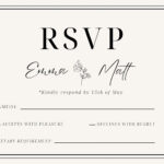 Free And Customizable Rsvp Templates With Regard To RSVP Sample Template