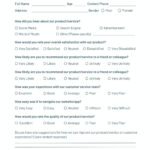 Free And Customizable Survey Templates In Customer Survey Sample Templates