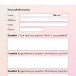 Free And Customizable Survey Templates Within Customer Survey Sample Templates