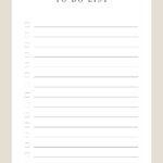 Free And Customizable To Do List Templates For To Do List Sample Template