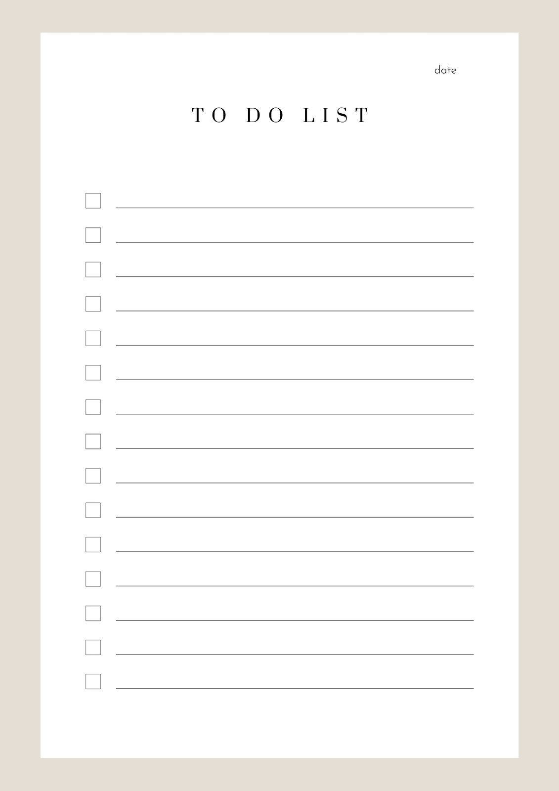 Free And Customizable To Do List Templates for To-Do List Sample Template