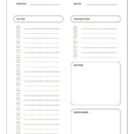 Free And Customizable To Do List Templates Intended For To Do List Sample Template