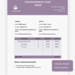 Free Banquet Event Order (Beo) Templates   Download In Word For Sample Beo Template