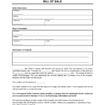 Free Bill Of Sale Forms (31) | Pdf & Word Within Bill Of Sale Sample Template