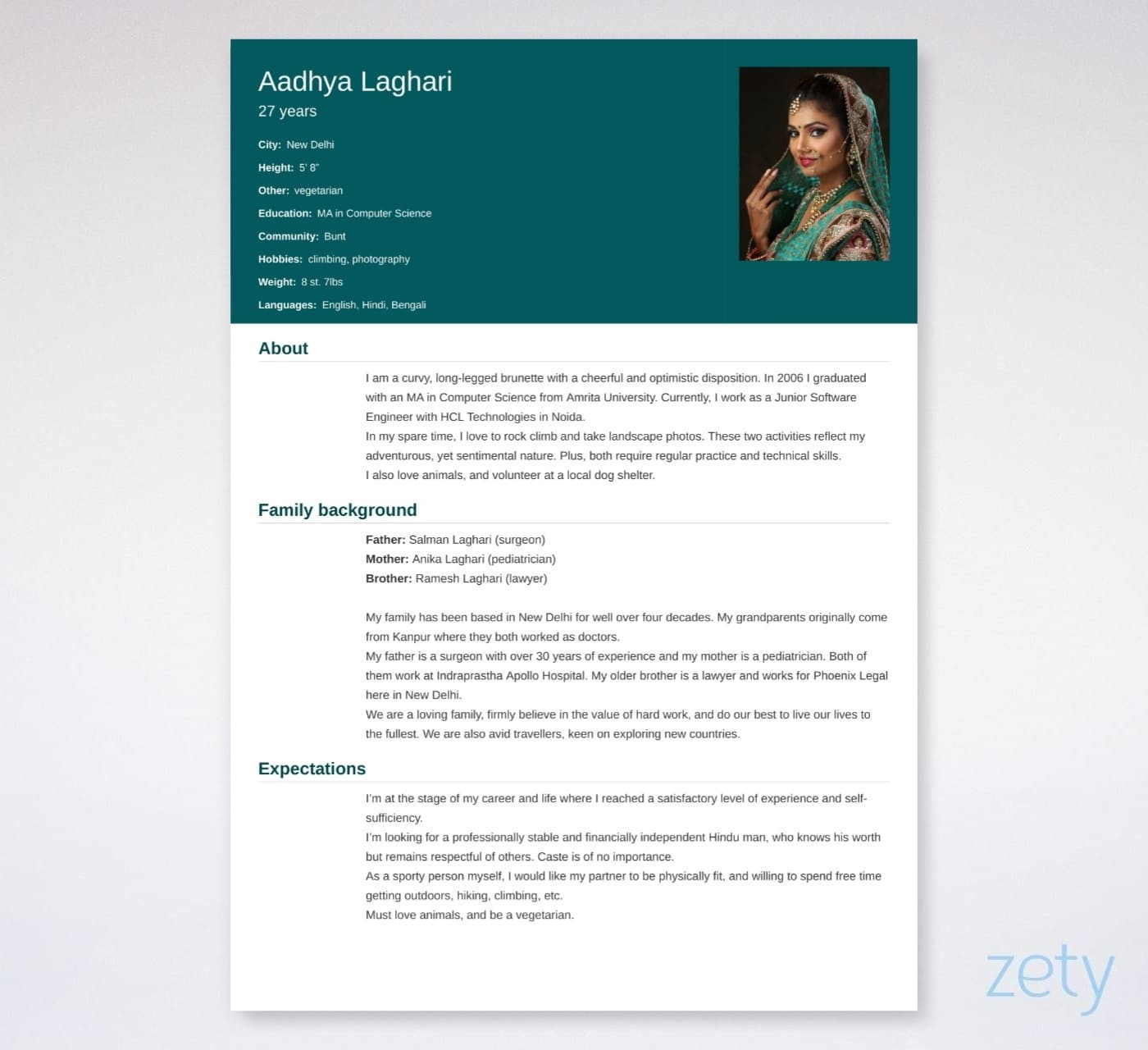 Free Biodata Templates For Marriage And Job Format with Bio Data Sample Template For Marriage