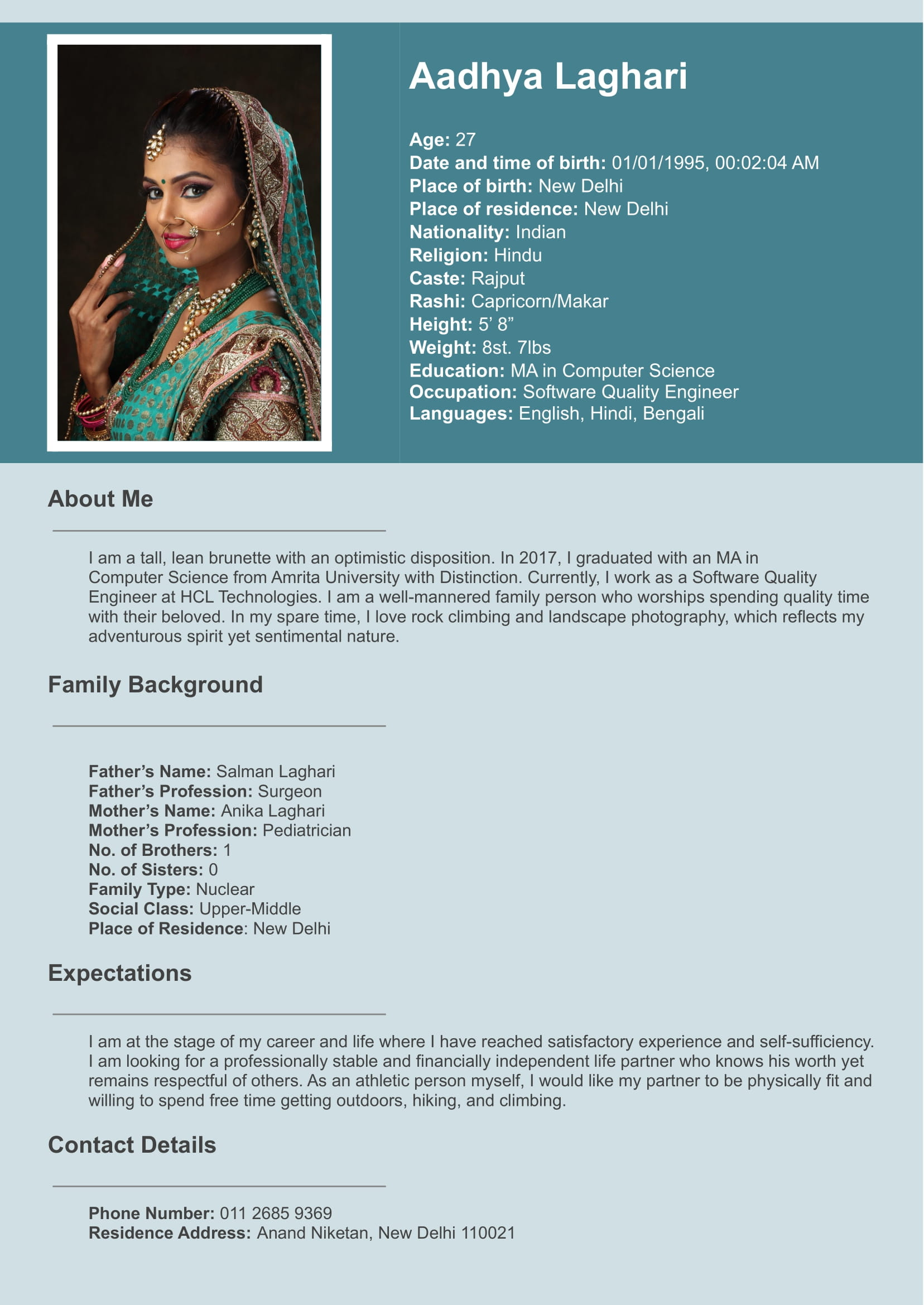 Free Biodata Templates For Marriage And Job Format with regard to Biodata Sample Template