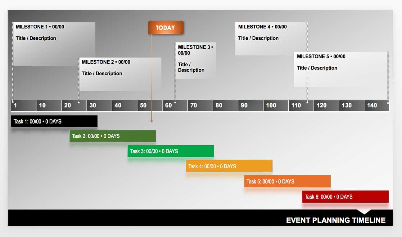 Free Blank Timeline Templates | Smartsheet for Free Timeline Sample Templates