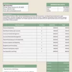 Free Bookkeeping Quote Template For Excel And Google Sheets Pertaining To Bookkeeping Sample Template