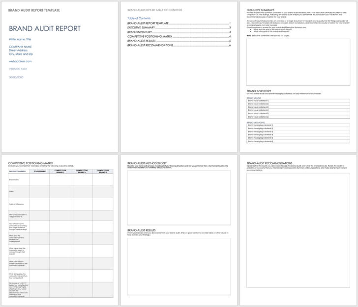 Sample Audit Template