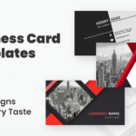 Free Business Card Templates: 30 Designs For Every Taste | Graphicmam For Visiting Card Sample Templates