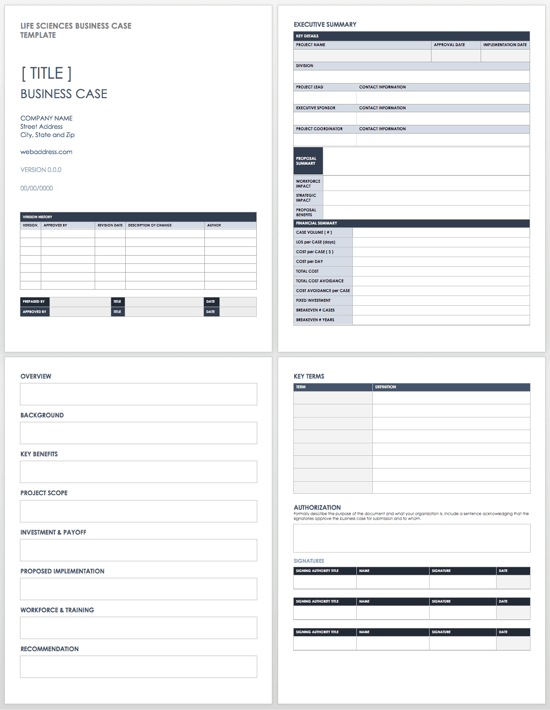 Free Business Case Templates | Smartsheet intended for Free Business Case Sample Template