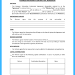 Free Business Partnership Agreement Template For Download Regarding Business Partnership Agreement Template Sample