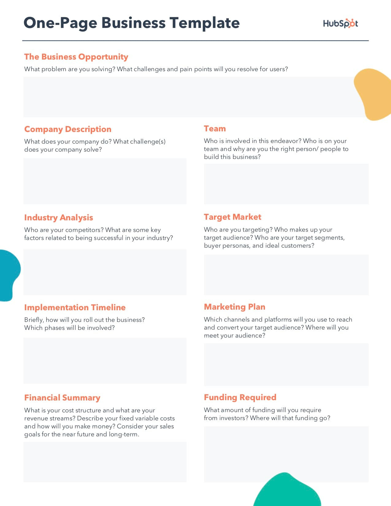 Free Business Plan Template [Updated For 2022] | Download Now inside Business Template Sample