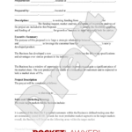 Free Business Proposal Template & Faqs   Rocket Lawyer For Proposal Template Sample