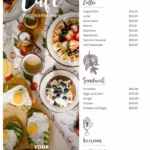 Free Cafe Menu Templates To Customize Throughout Free Menu Sample Templates