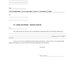 Free Cease And Desist Letter Templates | Pdf & Word Inside Cease And Desist Letter Template Sample For Harassment