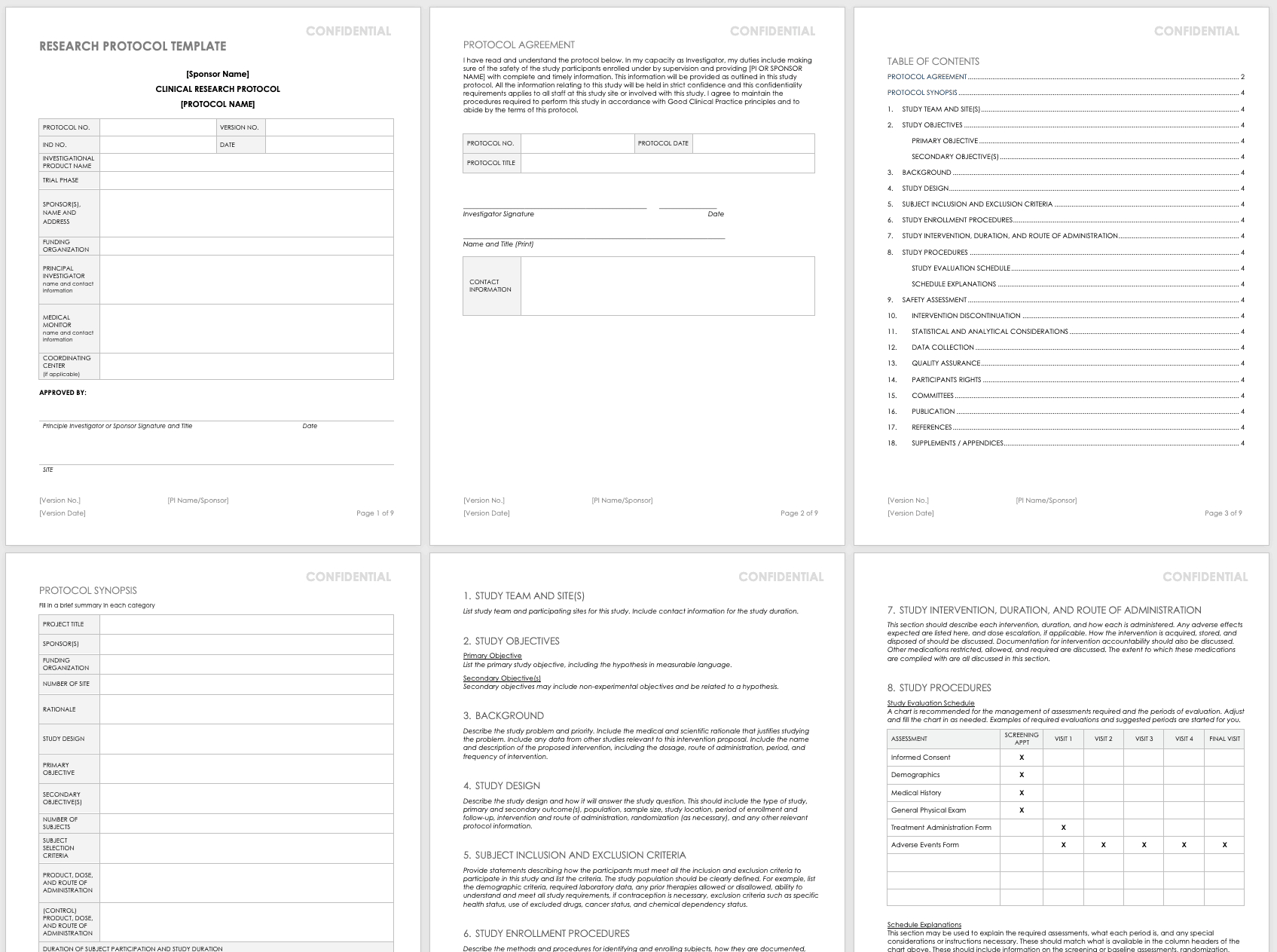 Free Clinical Trial Templates | Smartsheet inside Protocol Sample Template