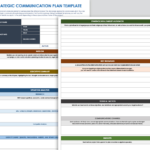 Free Communication Plan Templates | Smartsheet Regarding Strategic Communications Plan Template Sample