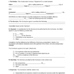 Free Construction Contract Template | Sample   Pdf | Word – Eforms For Construction Contract Template Sample Free