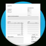 Free Construction Quote Template | Xero Uk Within Quotation Template Free Sample