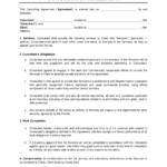 Free Consulting Agreement Template | Pdf & Word Intended For Consulting Contract Sample Template