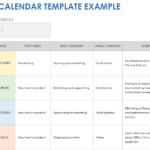 Free Content Calendar Templates And Examples | Smartsheet With Sample Editorial Calendar Template