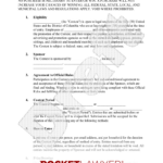 Free Contest Rules: Make & Download   Rocket Lawyer For Contest Rules Sample Template