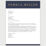 Free Cover Letter Templates For Word   Download Instantly Intended For Free Cover Letter Sample Template