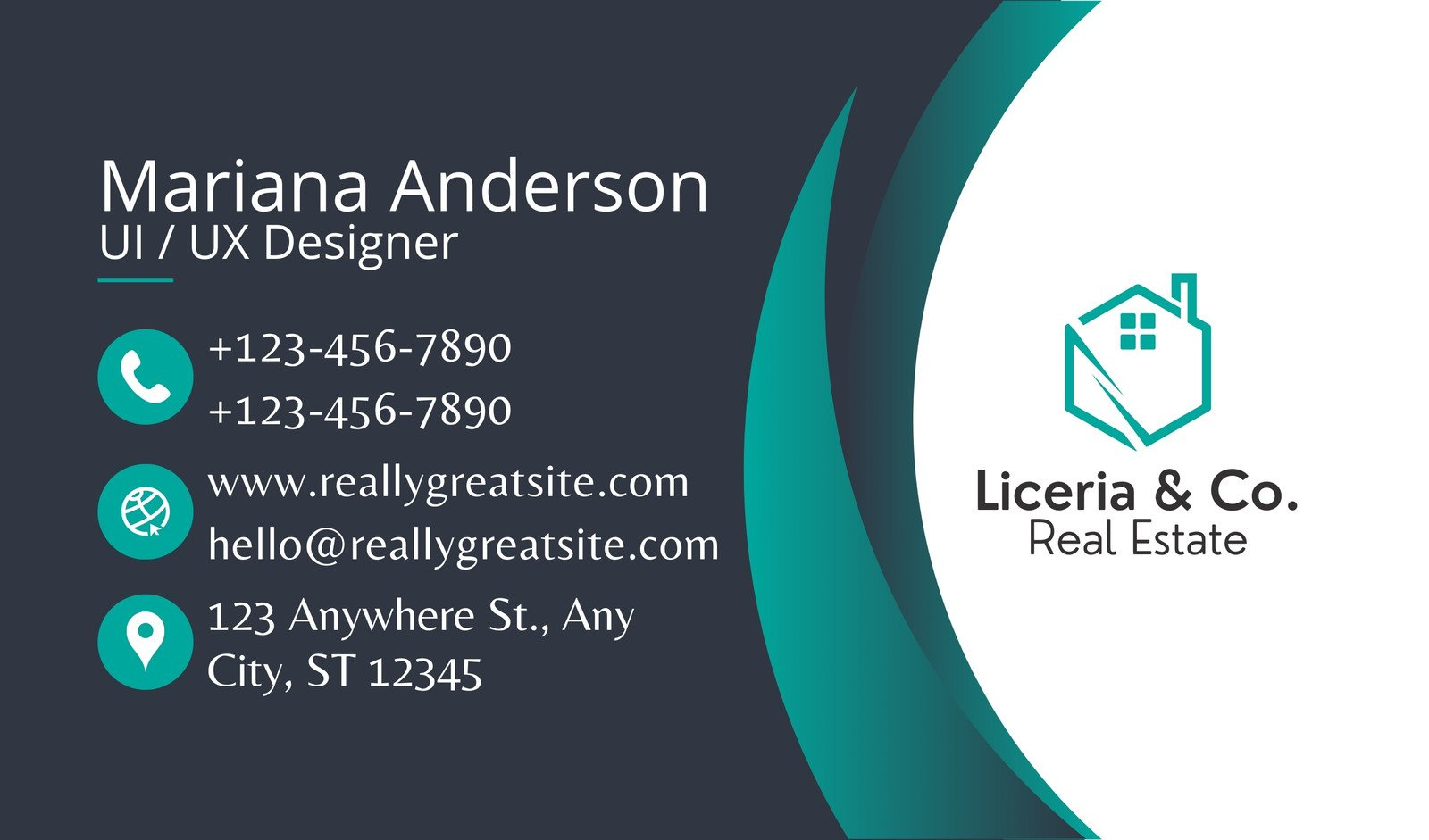 Free Custom Corporate Business Cards | Canva pertaining to Calling Card Sample Template