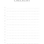 Free, Custom Downloadable Checklist Templates | Canva Pertaining To Checklist Sample Templates