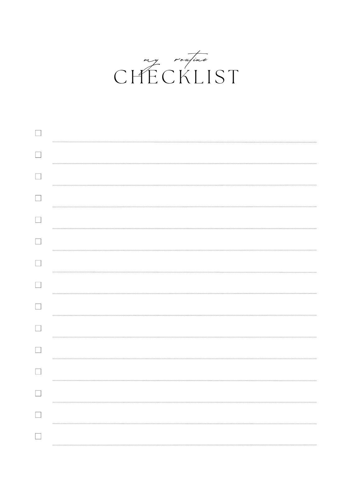 Free, Custom Downloadable Checklist Templates | Canva pertaining to Checklist Sample Templates