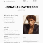 Free Custom Printable Acting Resume Templates | Canva Intended For Sample Acting Resume Template