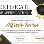 Free, Custom Printable Appreciation Certificate Templates | Canva For Certificate Of Appreciation Template Sample