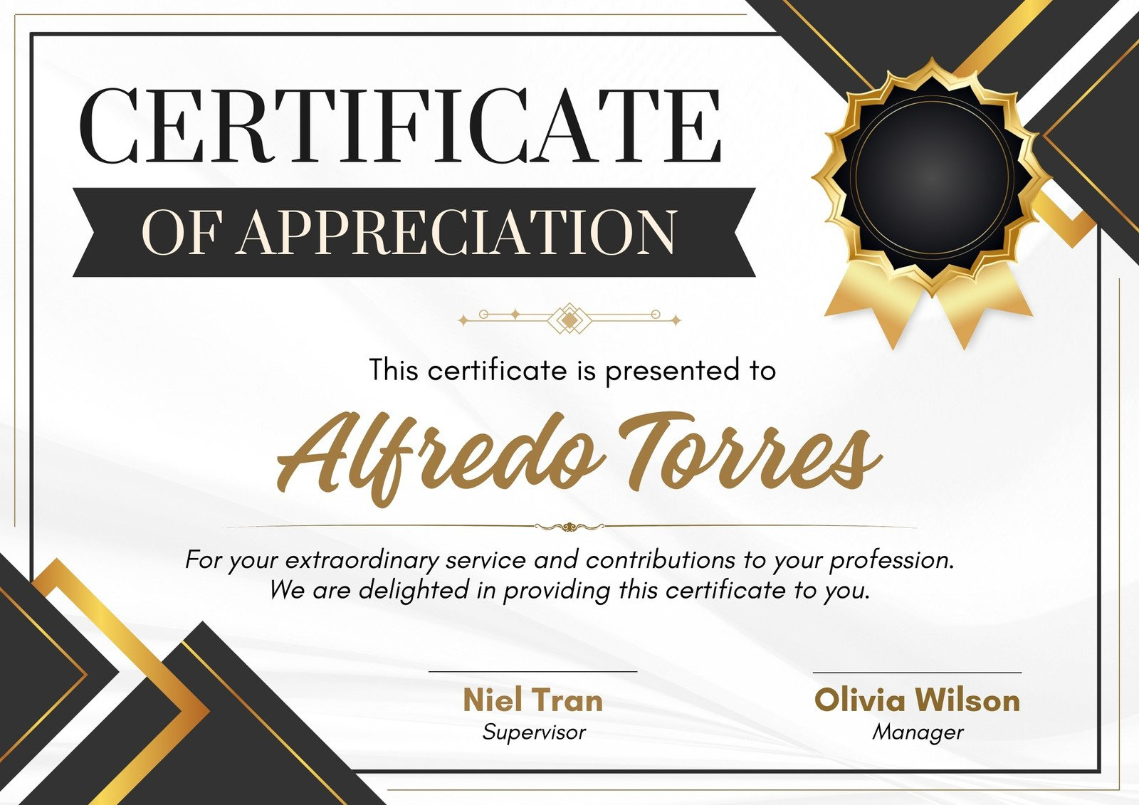 Free, Custom Printable Appreciation Certificate Templates | Canva for Certificate of Appreciation Template Sample