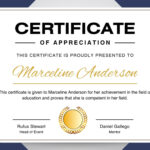 Free, Custom Printable Appreciation Certificate Templates | Canva For Certificate Of Recognition Template Sample