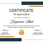 Free, Custom Printable Appreciation Certificate Templates | Canva Inside Certificate Of Recognition Template Sample