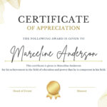 Free, Custom Printable Appreciation Certificate Templates | Canva Regarding Plaque Of Appreciation Template Sample