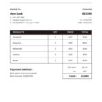 Free Custom Printable Business Invoice Templates | Canva Throughout Business Invoice Sample Template